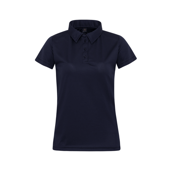 Navy P500 Short Sleeve Polo Shirt For Women